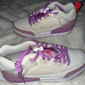 Jordan Spizike Low GS Pale Ivory Fusion Red Size 6Y fits Women’s 7.5 NEW